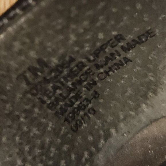 St. John's Bay Black Suede Wedge Loafers 7 - Picture 8 of 8